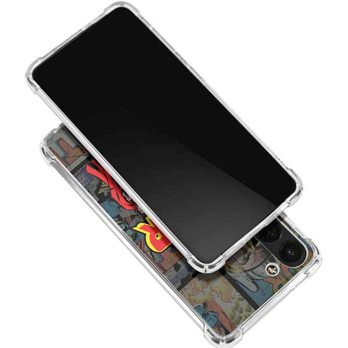 Marvel Classic Comics The Mighty Thor Vintage Galaxy S24 FE Clear Case